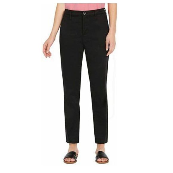 🔴 2/$30 Nautica Ladies' Stretch Tencel Ankle Trouser Pant - Picture 1 of 7